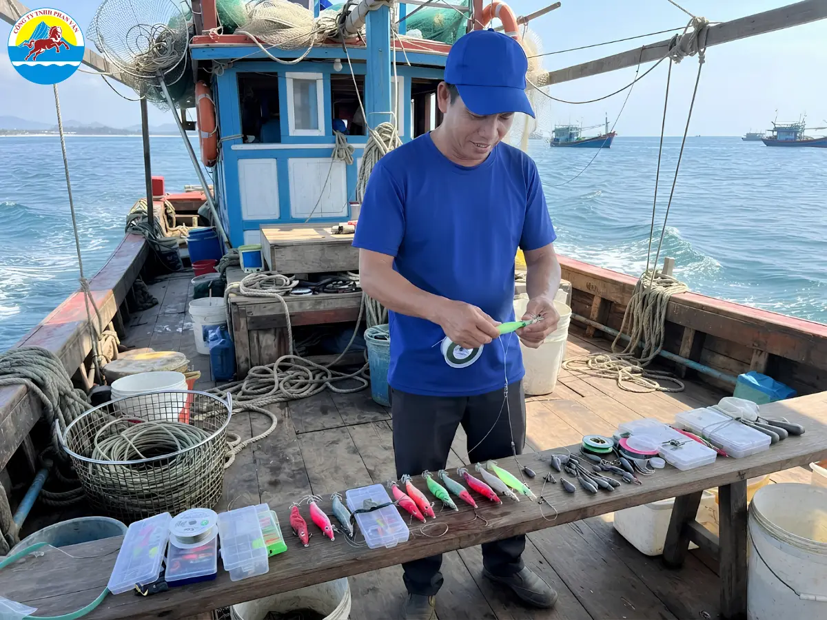tour câu mực đêm Đà Nẵng