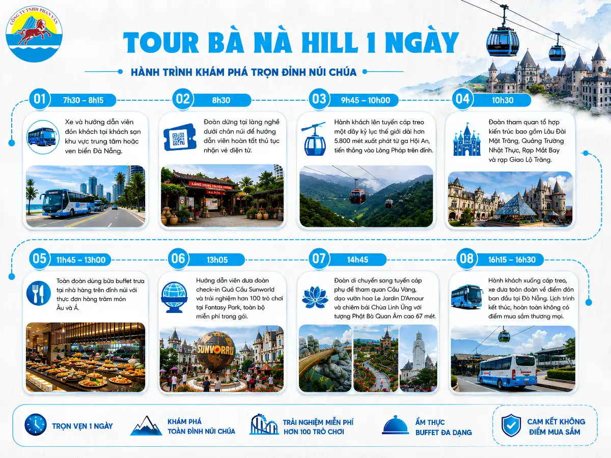 tour Đà Nẵng Bà Nà Hill 1 ngày