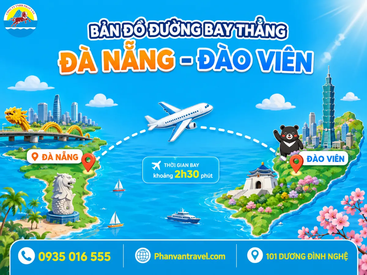 tour Đài Loan từ Đà Nẵng