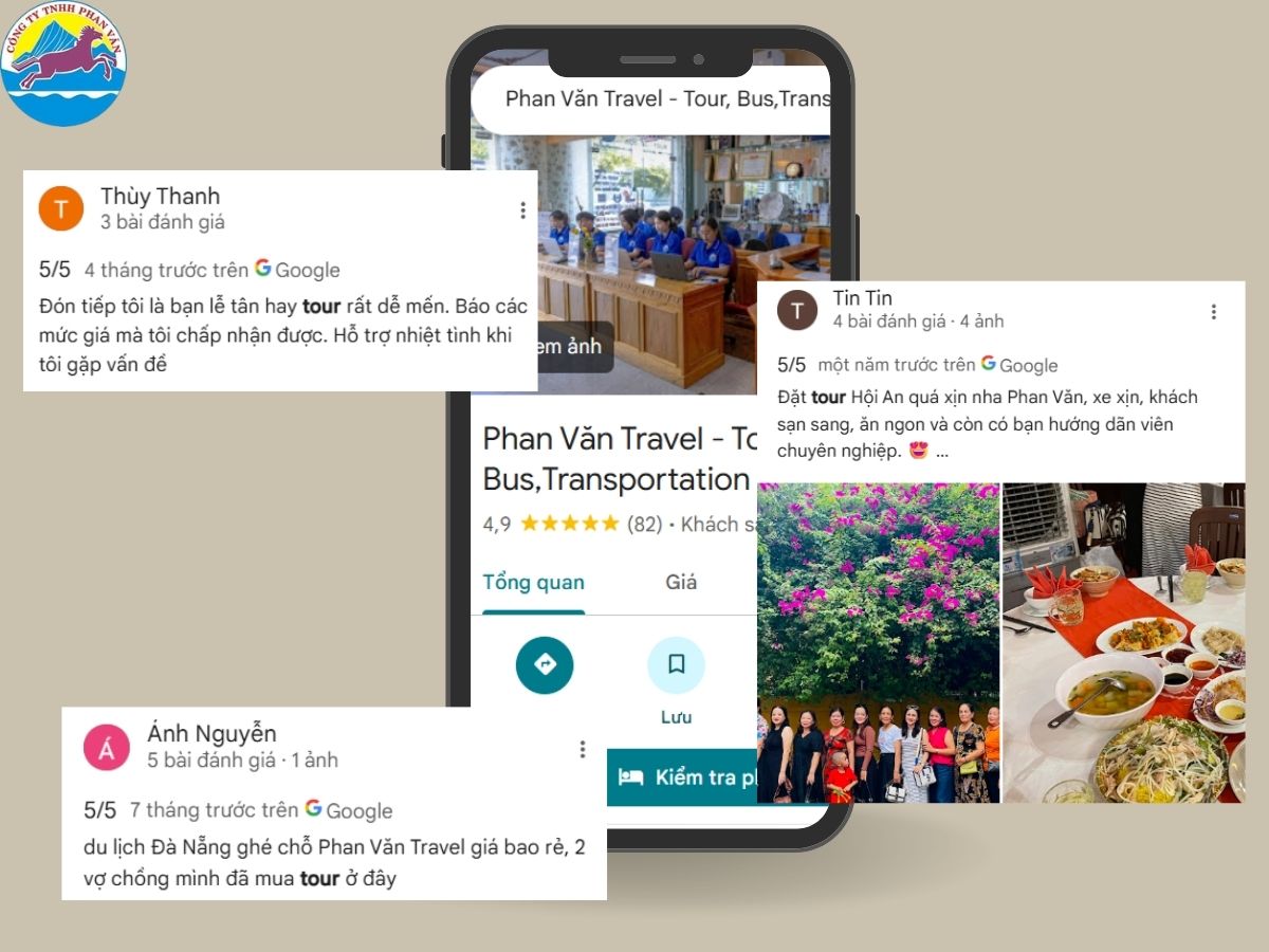 Phản hồi nhiệt tình của khách hàng tại Phan Văn Travel
