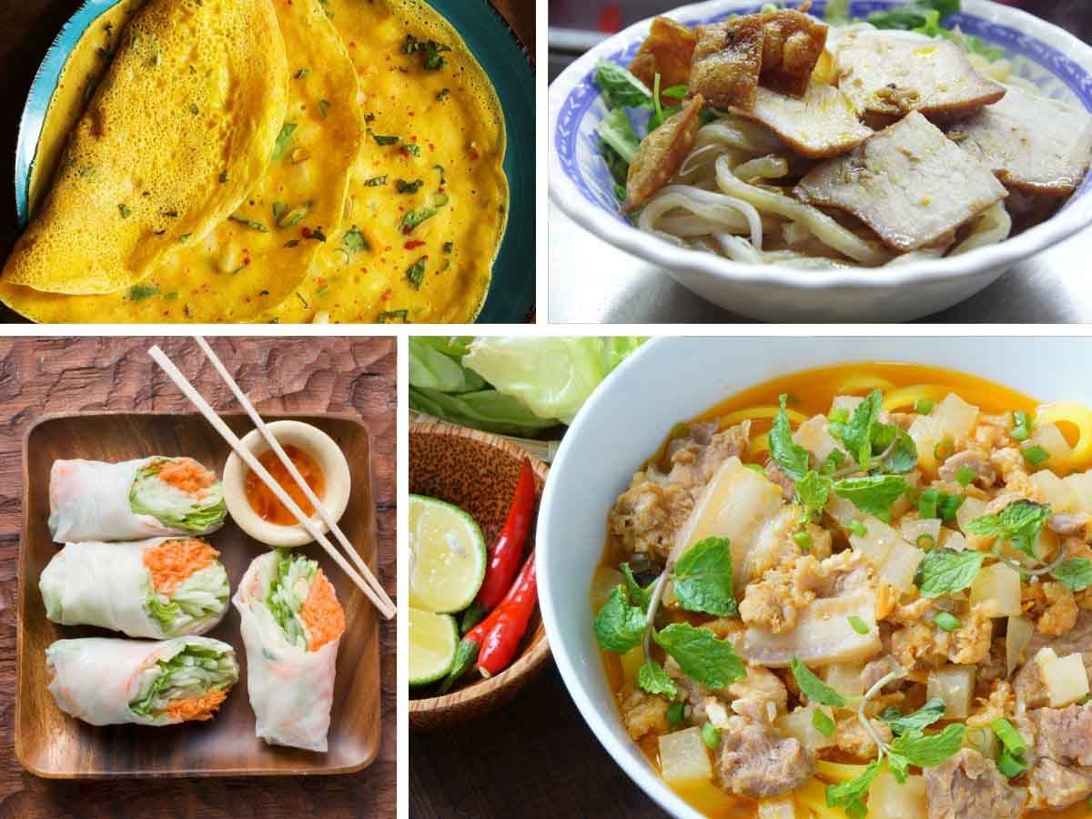 Menu hấp dẫn, mang đậm bản sắc vùng miền