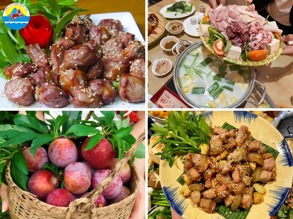 Các món ngon tại Mộc Châu