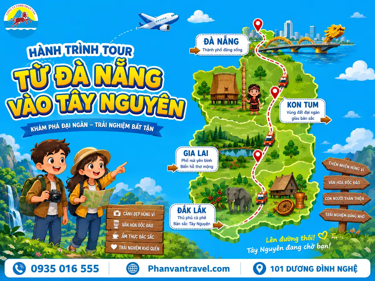tour du lịch Tây Nguyên