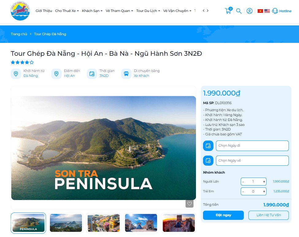 tour ghép đà nẵng hội an bà nà ngũ hành sơn 3n2d