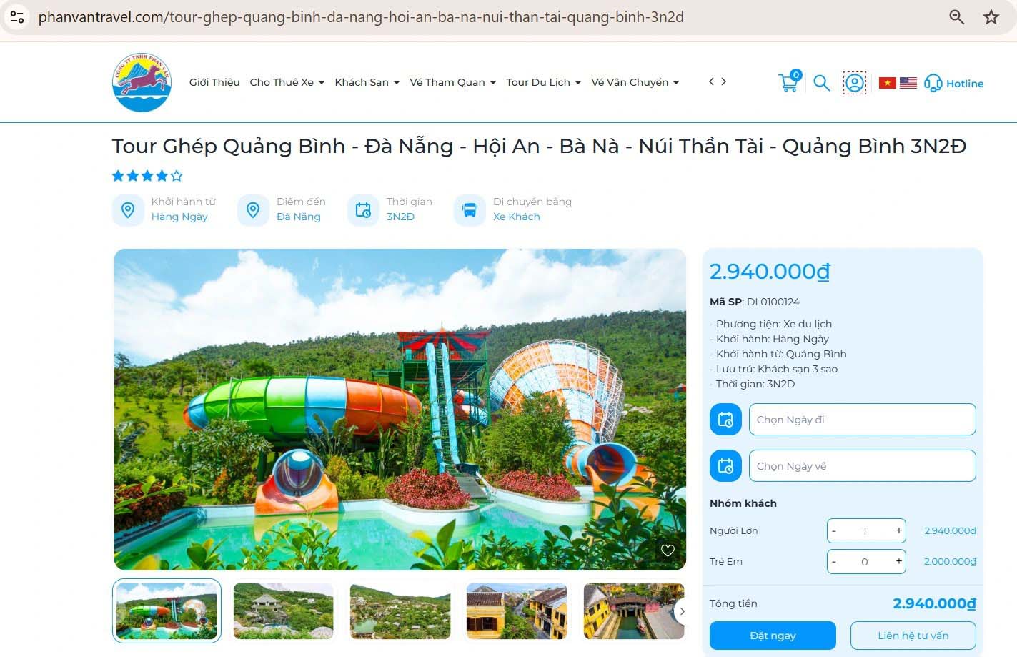 Đặt tour du lịch nhanh gọn chỉ vài thao tác đơn giản