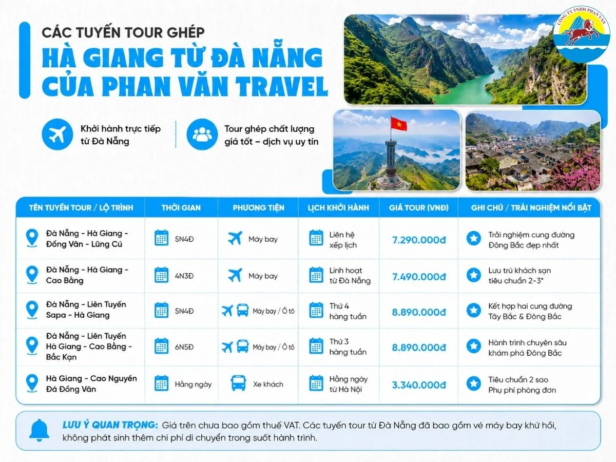 Tour ghép liên tuyến là lựa chọn hợp lý nhất cho du khách miền Trung