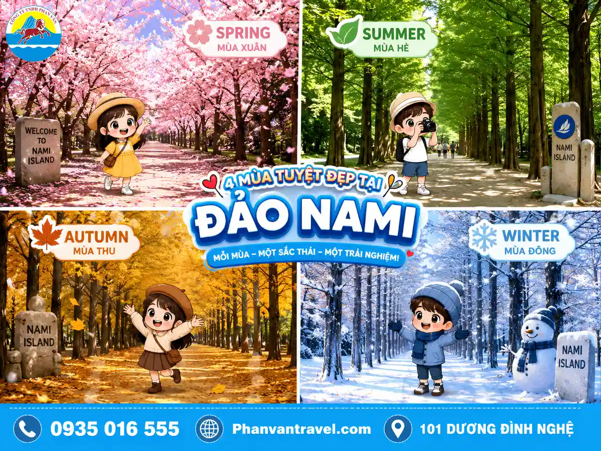 tour Hàn Quốc 6 ngày 5 đêm