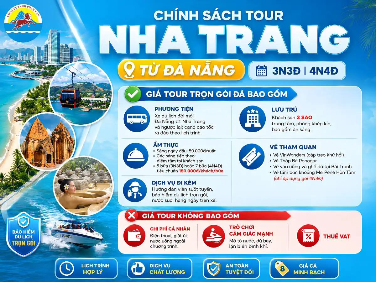 tour Nha Trang từ Đà Nẵng