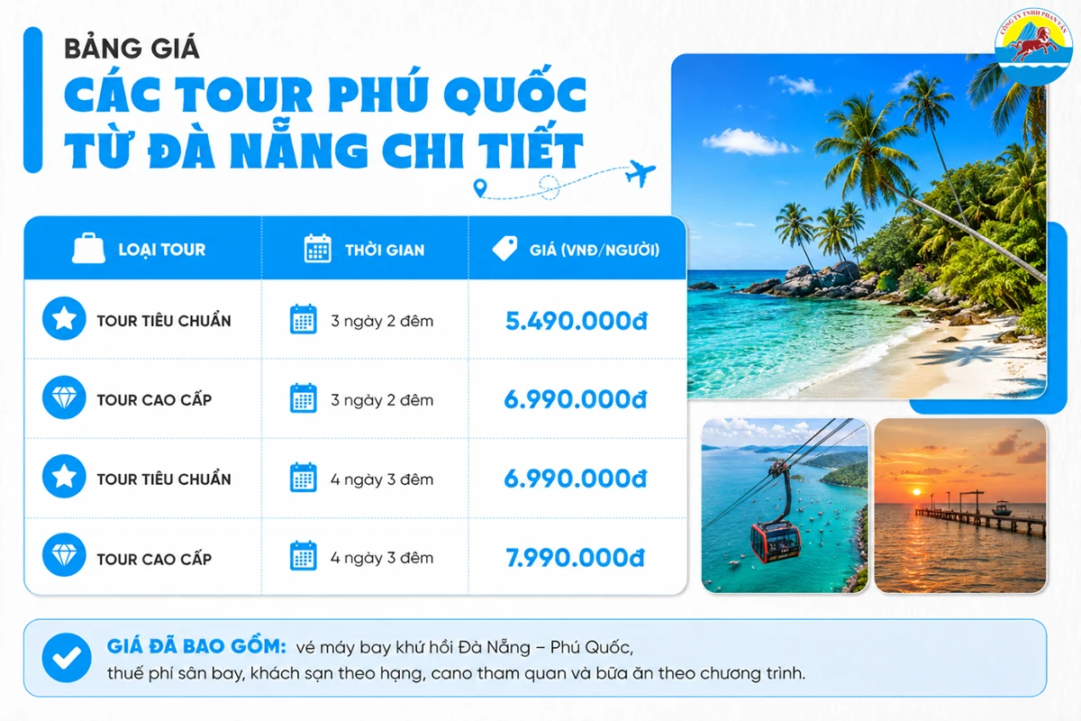 tour phú quốc từ đà nẵng