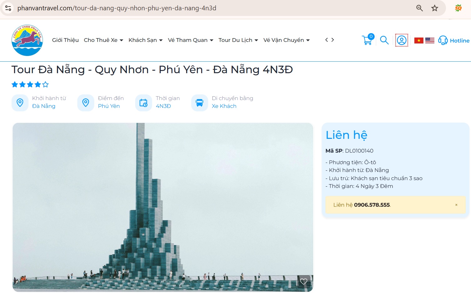 Các gói tour du lịch tại Phan Văn có mức giá phải chăng