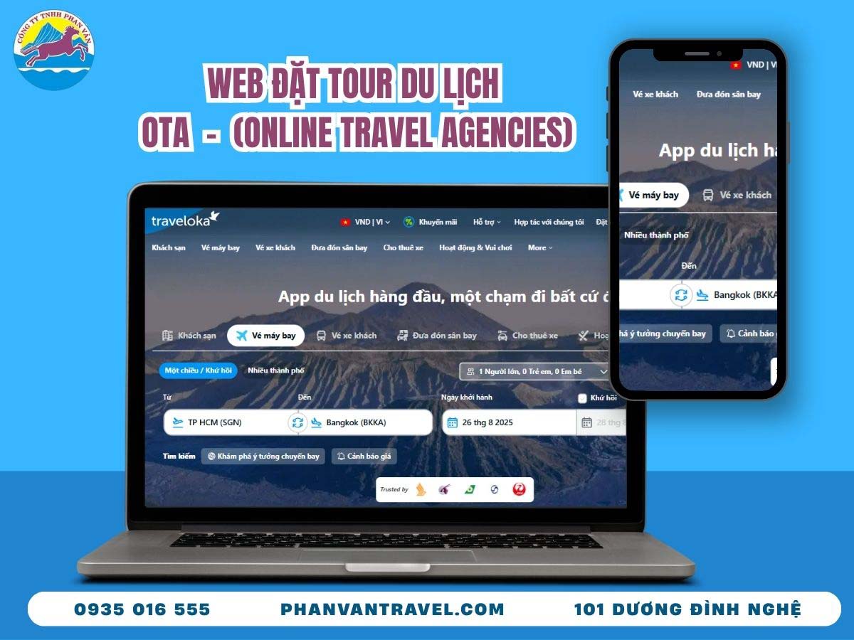 Nhóm các OTA lớn và phổ biến