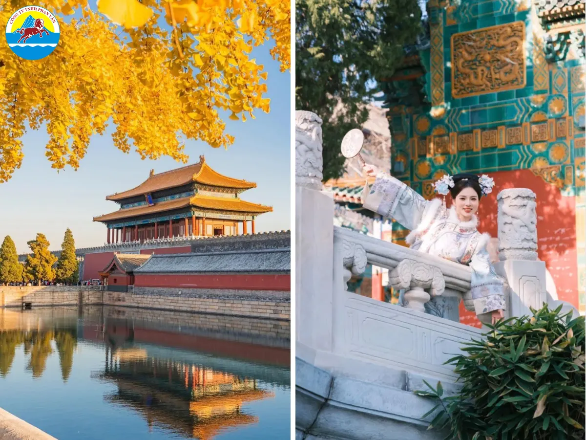 Cố Cung đẹp nhất vào mùa xuân hoặc mùa thu