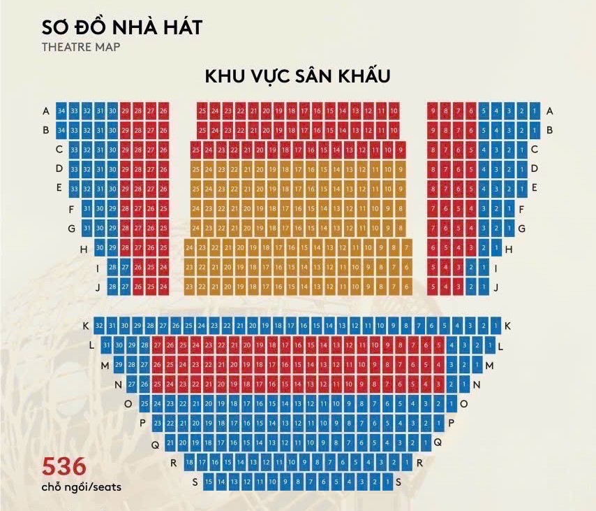 Sân khấu tại Nhà hát Đó Nha Trang