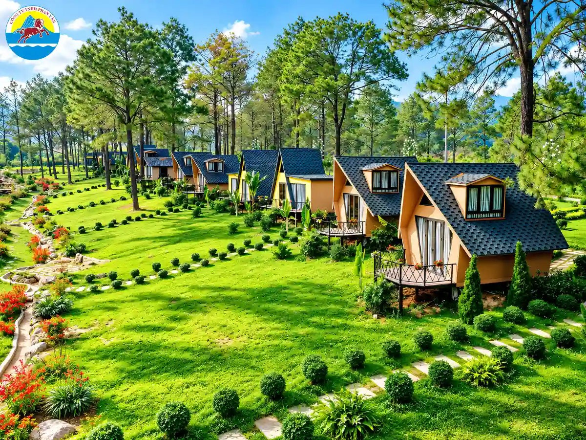 vé vào Rừng thông Bản Áng