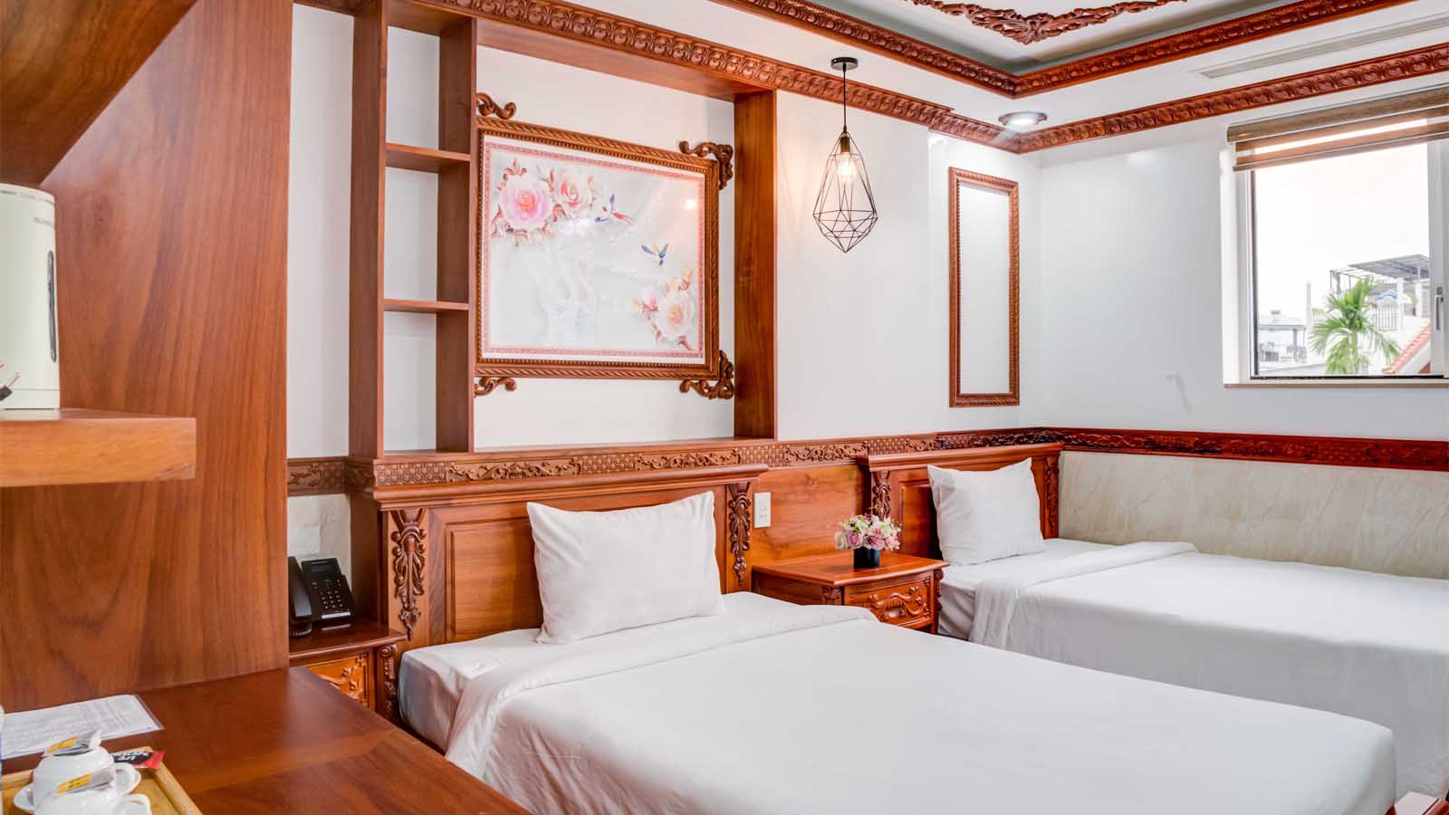 Phòng Superior 2 Giường Đơn tại Khách Sạn Phan Văn