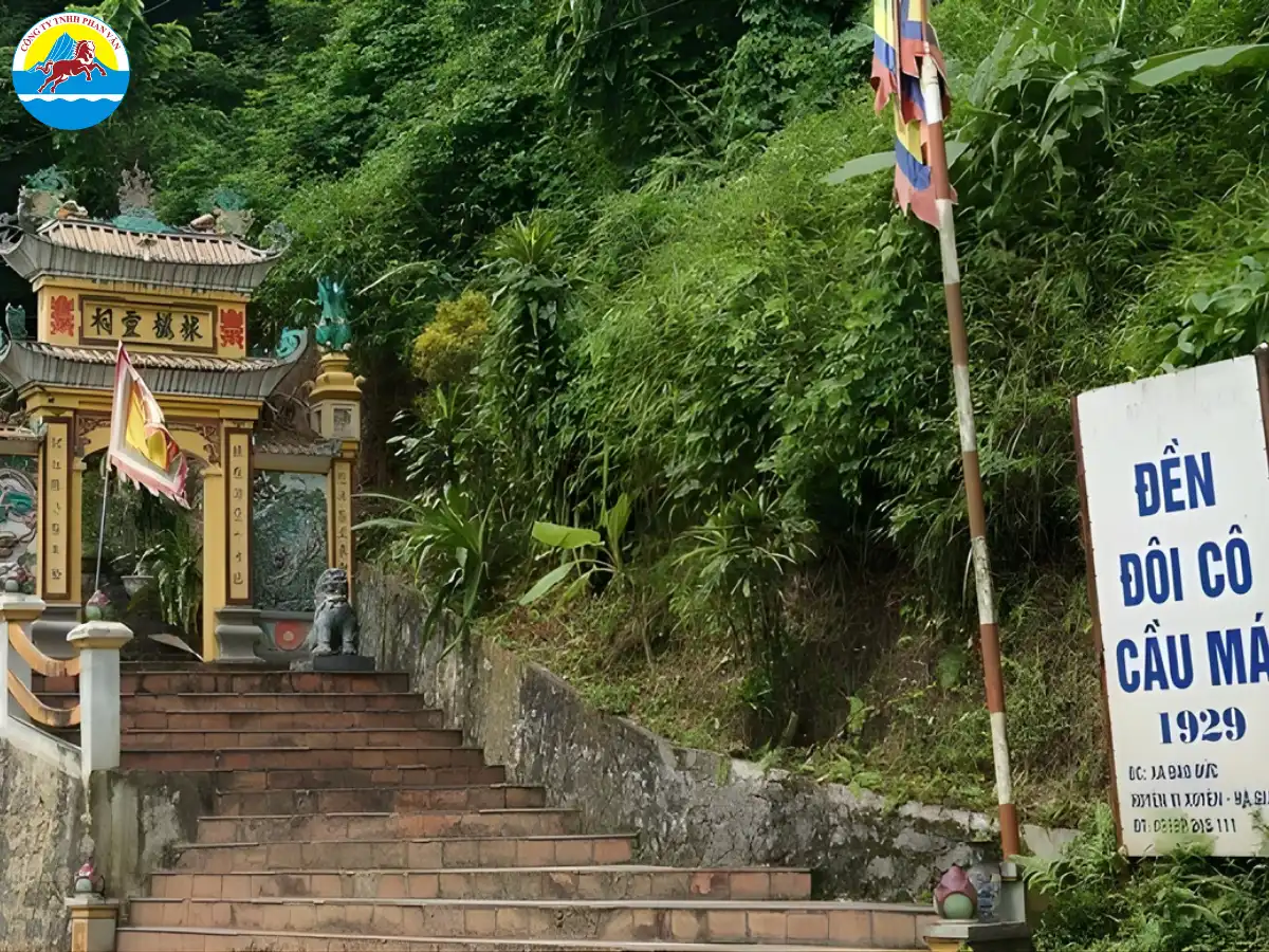 Đền Đôi Cô - Cầu Má