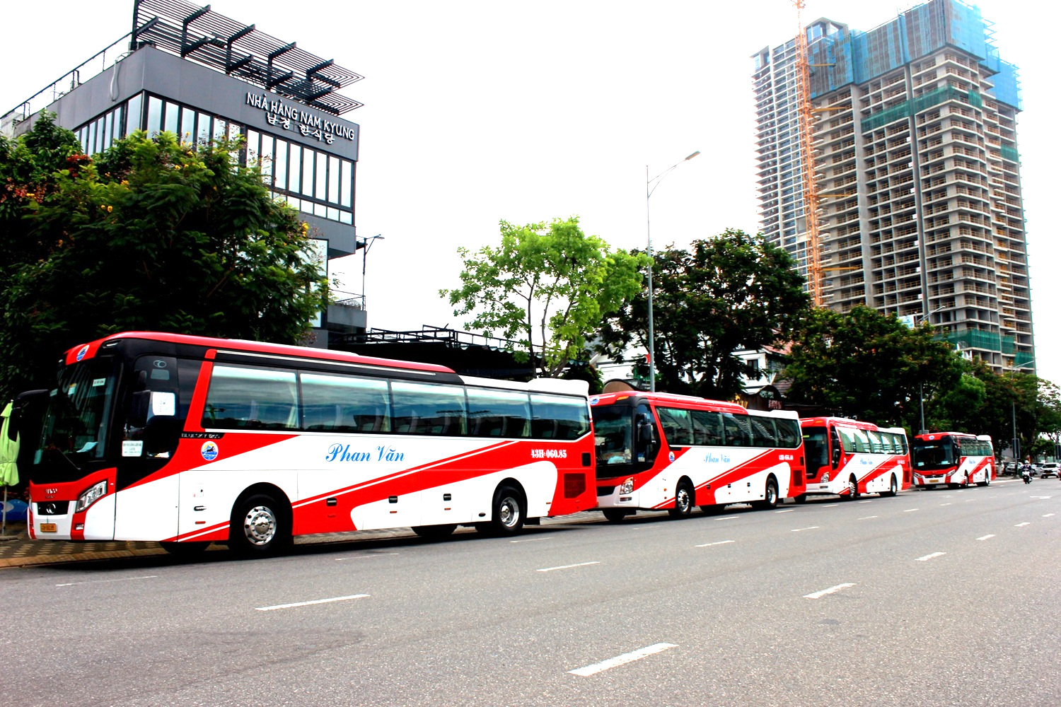 Hệ thống xe Phan Văn đang chuẩn bị khởi hành