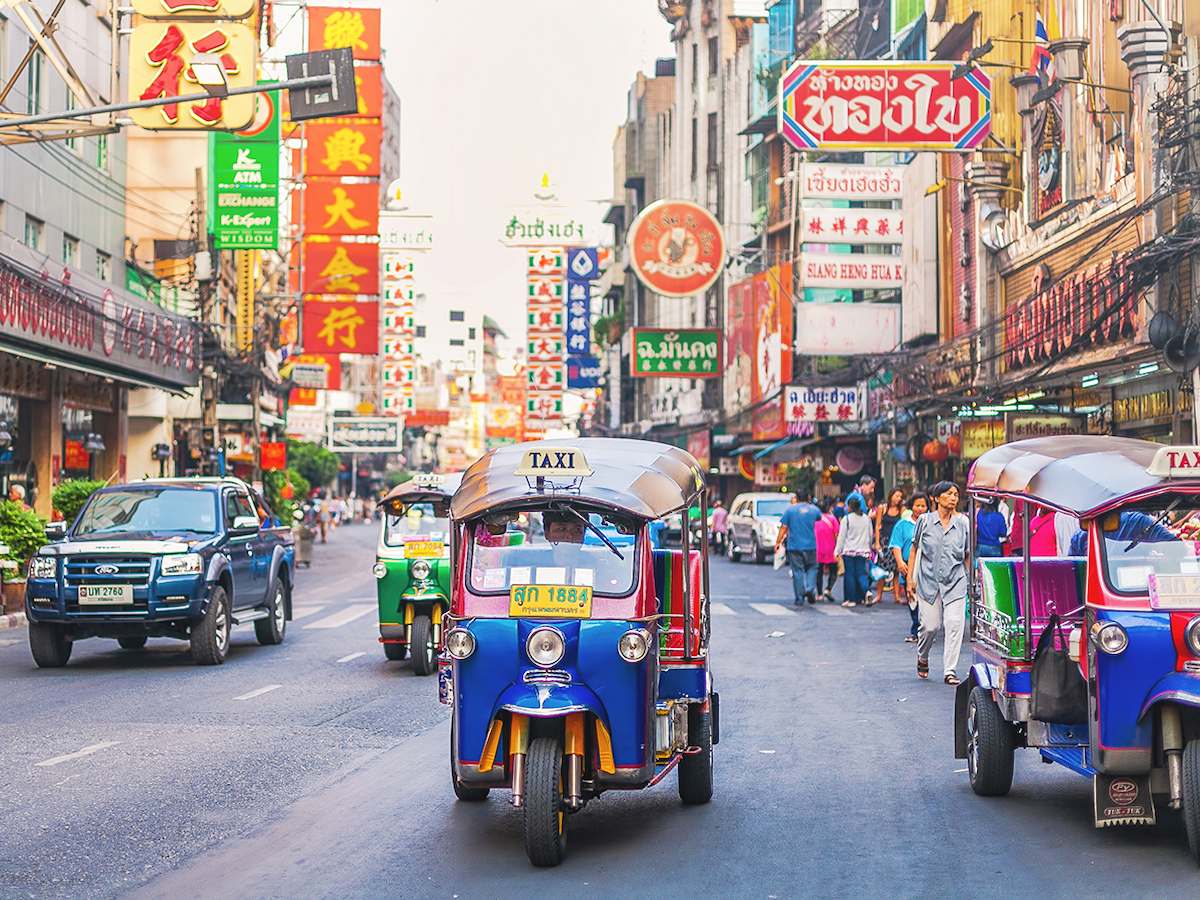 xe tuk tuk Thái Lan