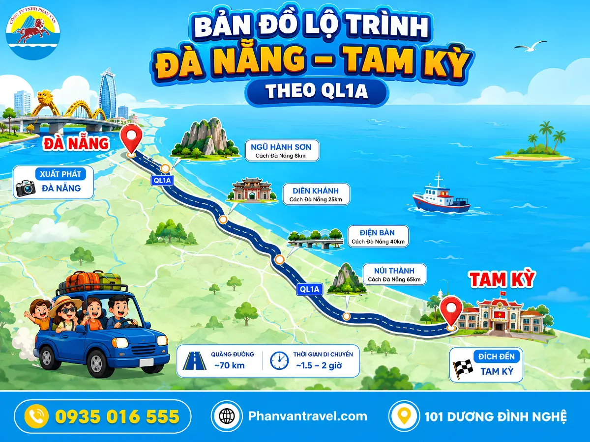 xe tuyến Đà Nẵng Tam Kỳ