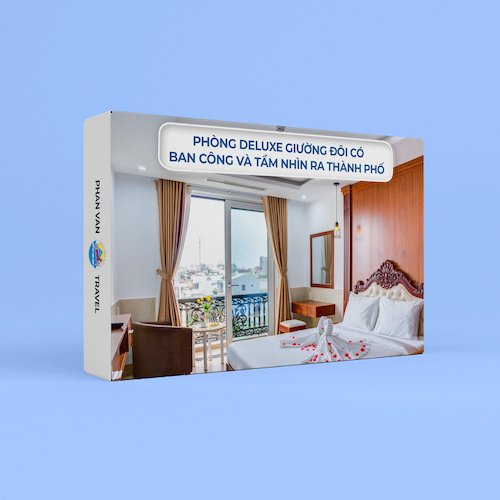 Gift Box Sử Dụng Phòng Deluxe Giường Đôi Có Ban Công Và Tầm Nhìn Ra Thành Phố