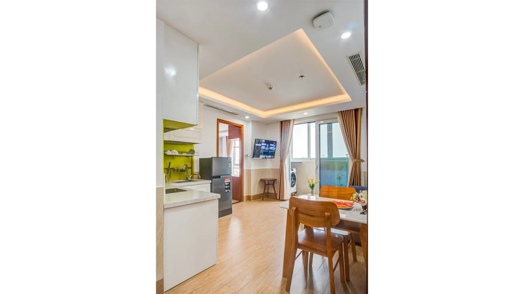 Căn Hộ Deluxe Giường Đôi Có Ban Công Loggia