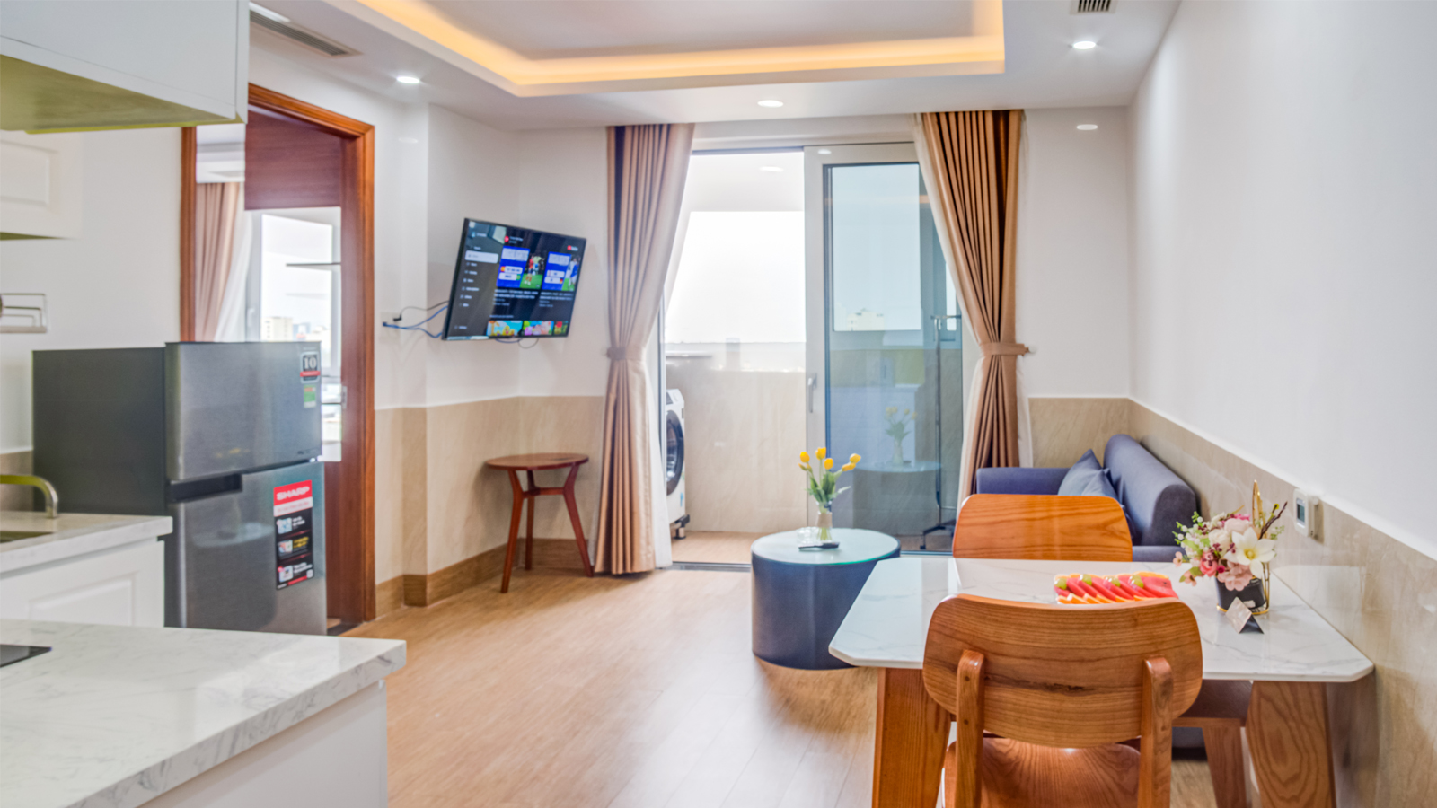 Căn Hộ Deluxe Giường Đôi Có Ban Công Loggia