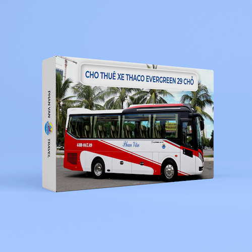 Gift Box Sử Dụng Xe Thaco Evergreen 29 Chỗ