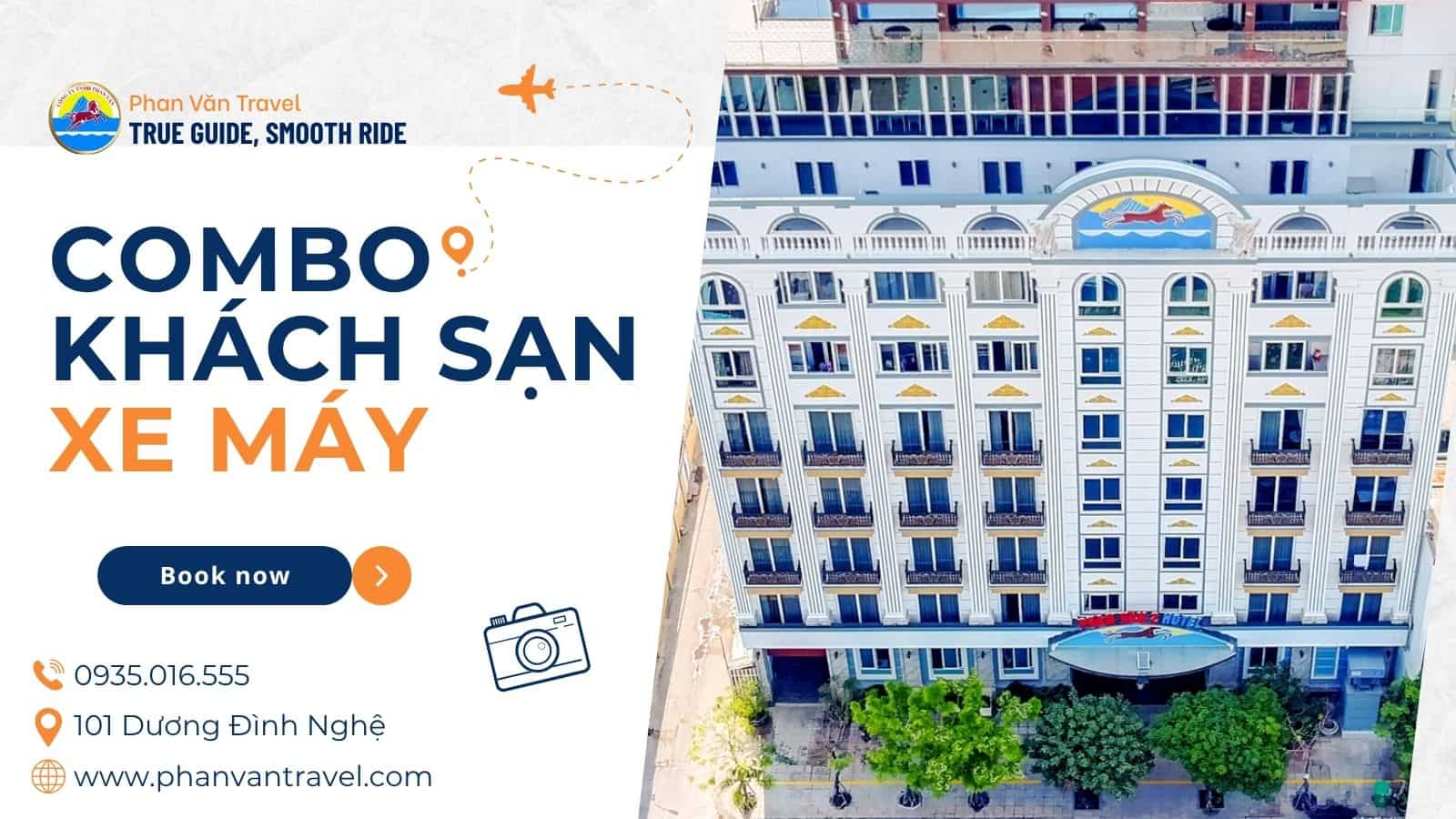 Combo Khách Sạn + Xe Máy 3N2D