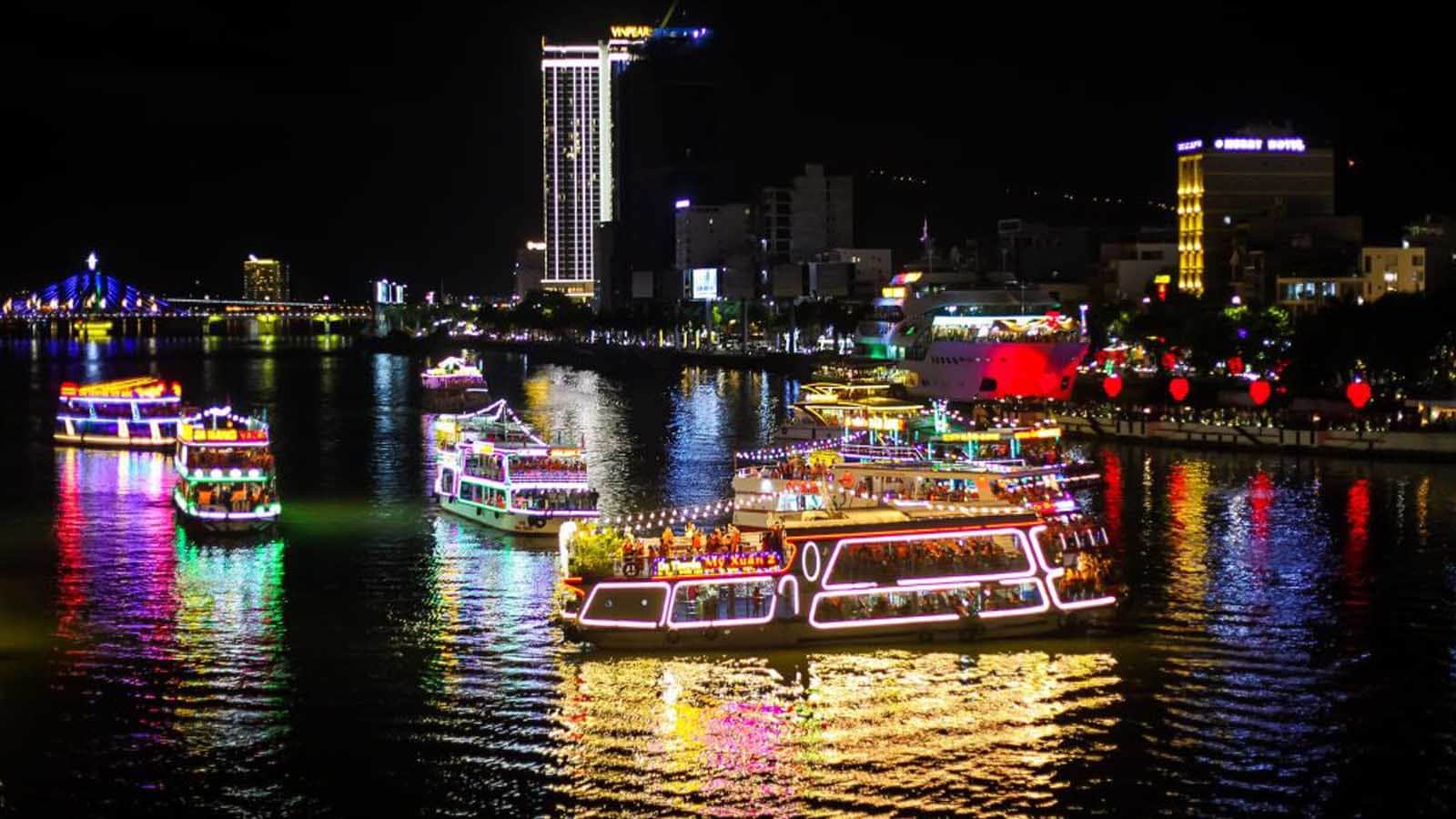 Vé du thuyền sông Hàn suất không xem phun lửa