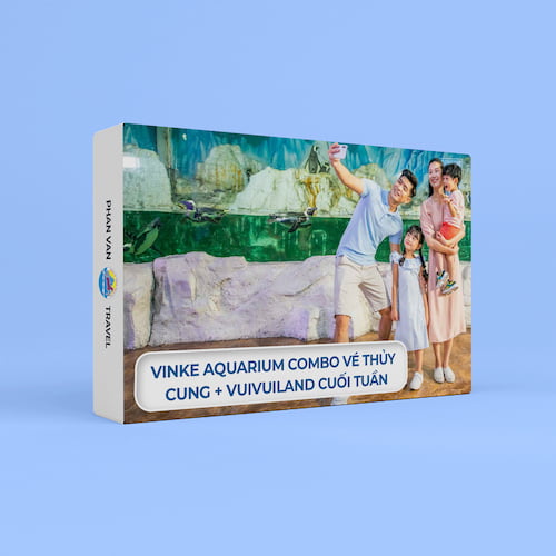 Gift Box Vinke Aquarium Combo Vé Thủy Cung + Vuivuiland Cuối Tuần