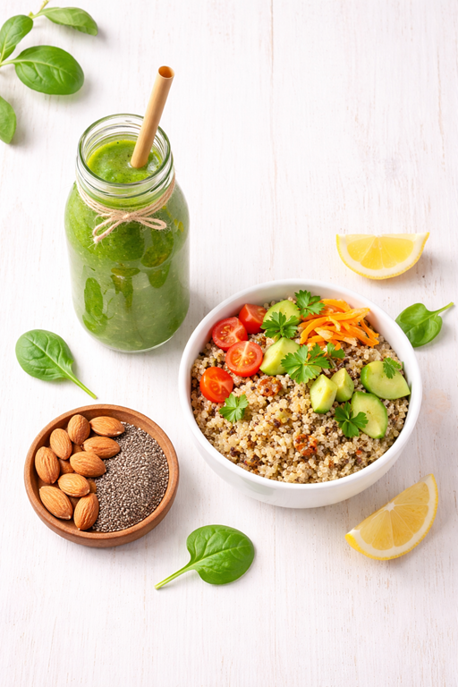 Thực Đơn 3 Ngày Thanh Lọc Cơ Thể (Detox) Từ Hạt Và Rau Xanh