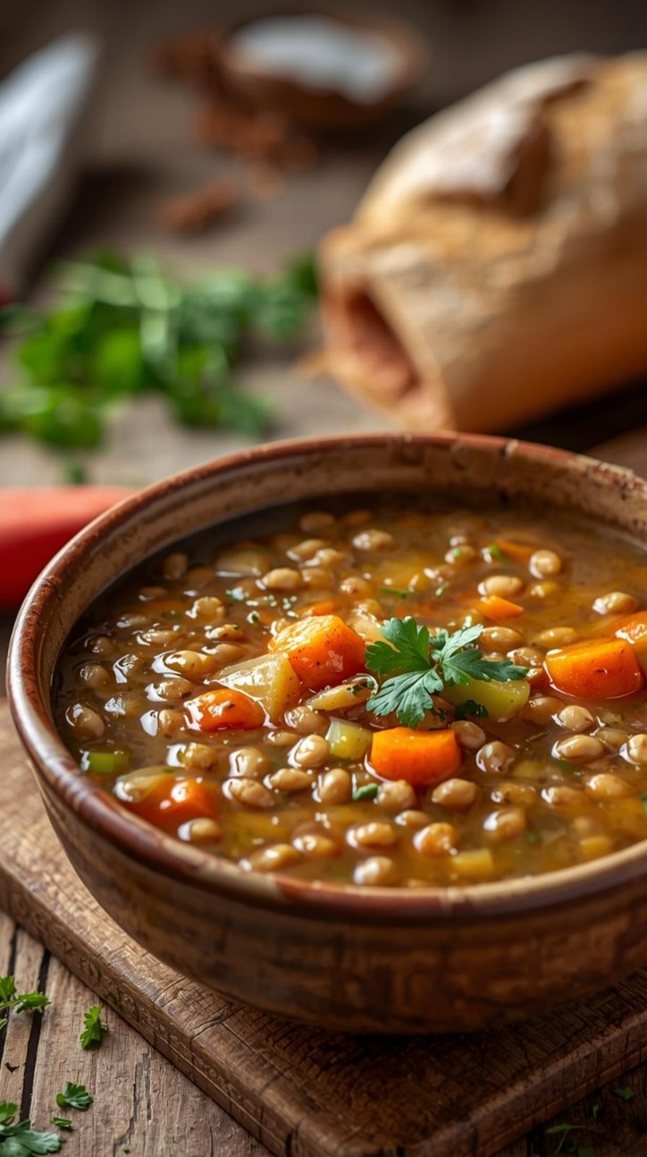🍲 Soup Đậu Lăng – Món Ăn Ấm Áp, Dinh Dưỡng Cho Ngày Se Lạnh