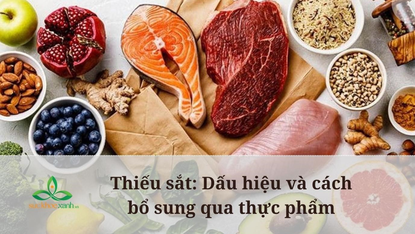 🌟 CƠ THỂ THIẾU SẮT: DẤU HIỆU VÀ CÁCH BỔ SUNG TỪ THỰC PHẨM 🌟