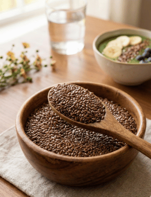 Hạt Lanh (Flaxseeds): 