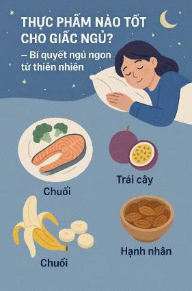 THỰC PHẨM NÀO TỐT CHO GIẤC NGỦ?