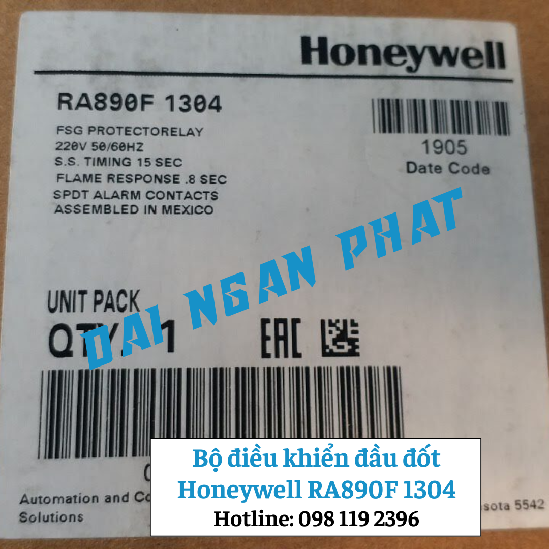 Bộ điều khiển đầu đốt Honeywell RA890F 1304