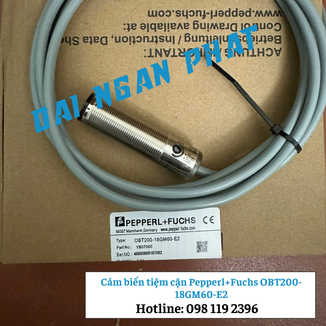 Cảm biến tiệm cận Pepperl+Fuchs OBT200-18GM60-E2