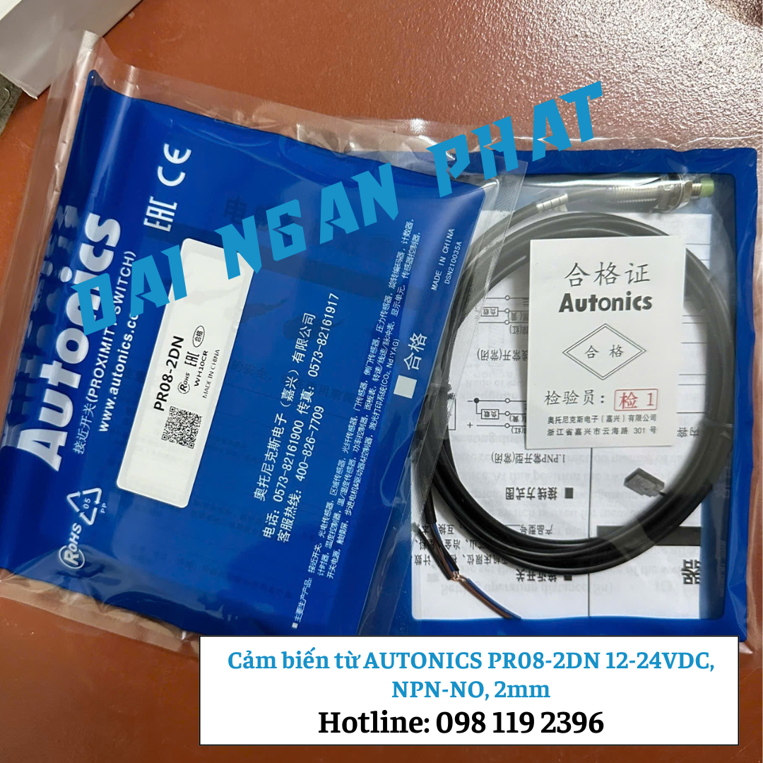 Cảm biến từ AUTONICS PR08-2DN 12-24VDC, NPN-NO, 2mm