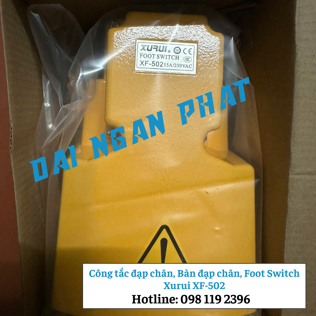 Công tắc đạp chân, Bàn đạp chân, Foot Switch Xurui XF-502