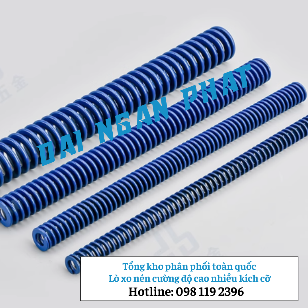 Lò Xo Nén Cường Độ Cao Xanh Đỏ Dài 300MM