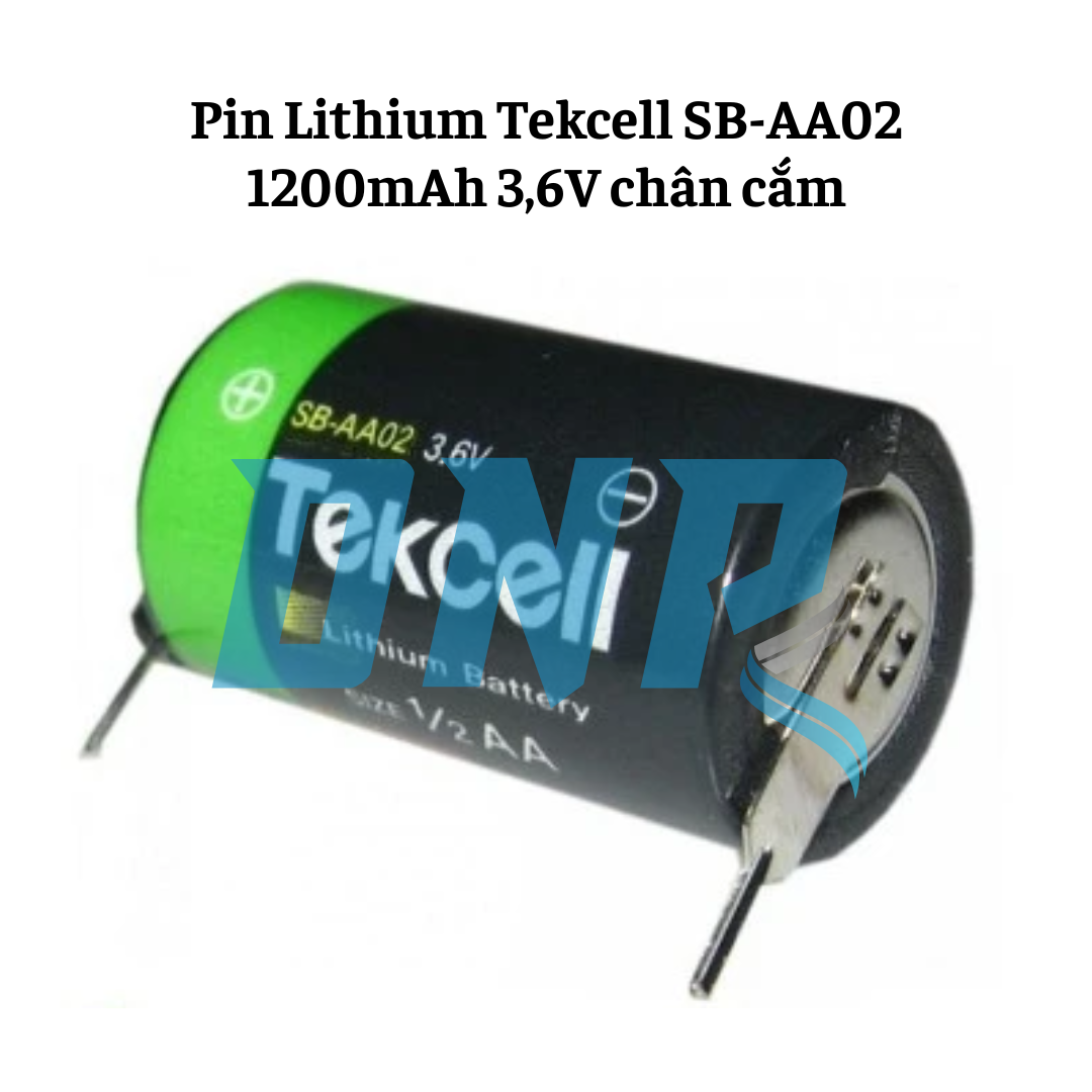 Pin Tekcell Pin Lithium Tekcell SB-AA02 1200mAh 3,6V chân cắm