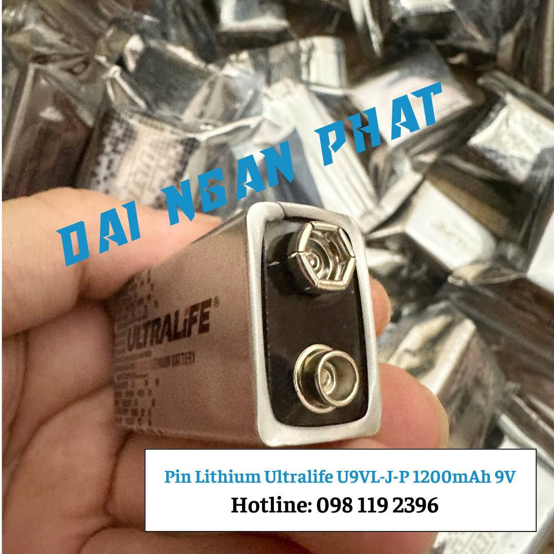 Pin Lithium Ultralife U9VL-J-P 1200mAh 9V