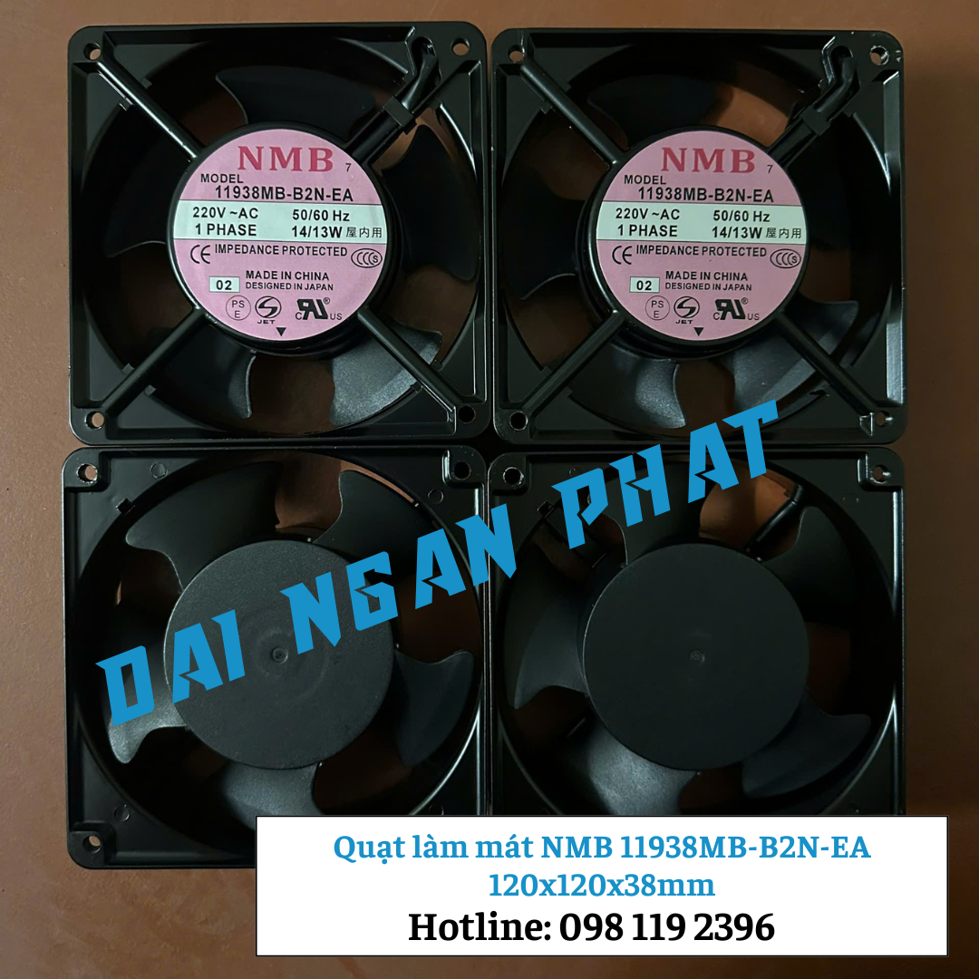 Quạt NMB 11938MB-B2N-EA, 220VAC, 120x120x38mm