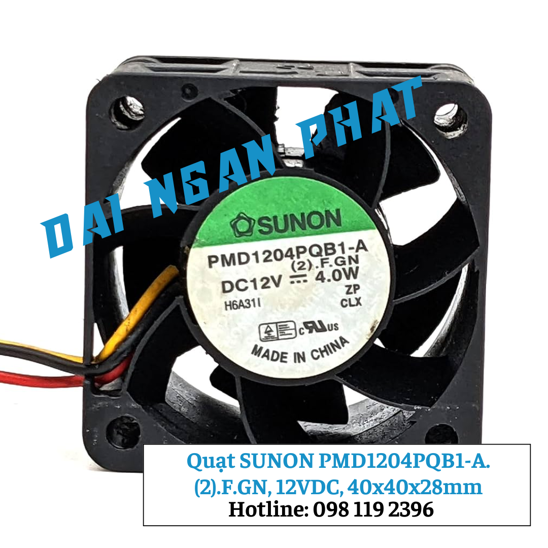 Quạt SUNON PMD1204PQB1-A.(2).F.GN, 12VDC, 40x40x28mm