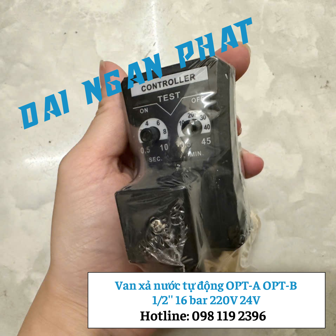 Van xả nước tự động OPT-A OPT-B 1/2'' 16 bar 220V 24V