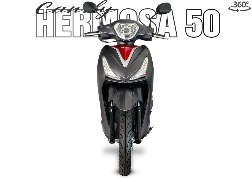 XE GA 50C KYMCO HERMOSA Đỏ Đen 2024
