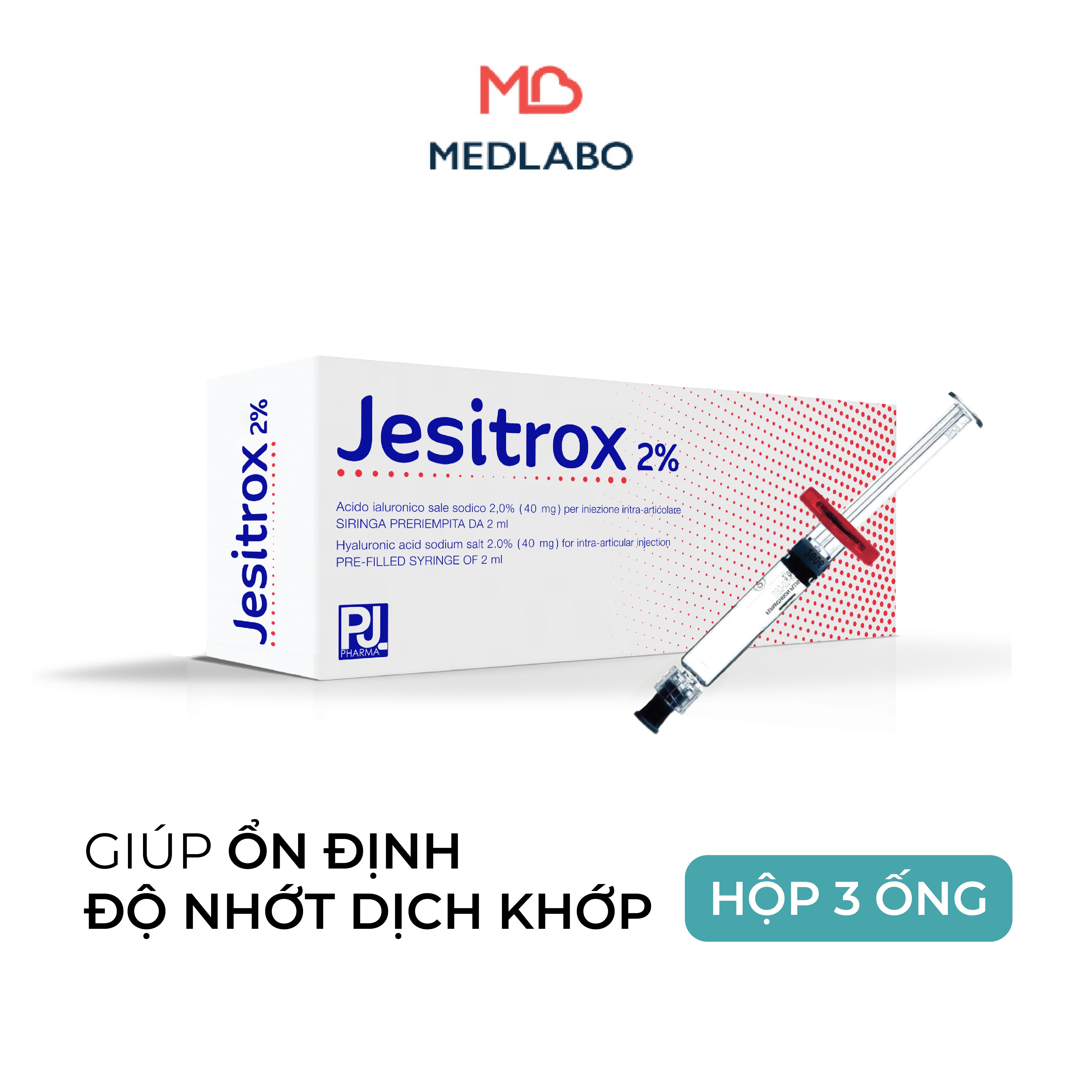 Trang thiết bị y tế JESITROX 2% - Hết đau – Khớp khỏe – Vui vẻ mỗi ngày