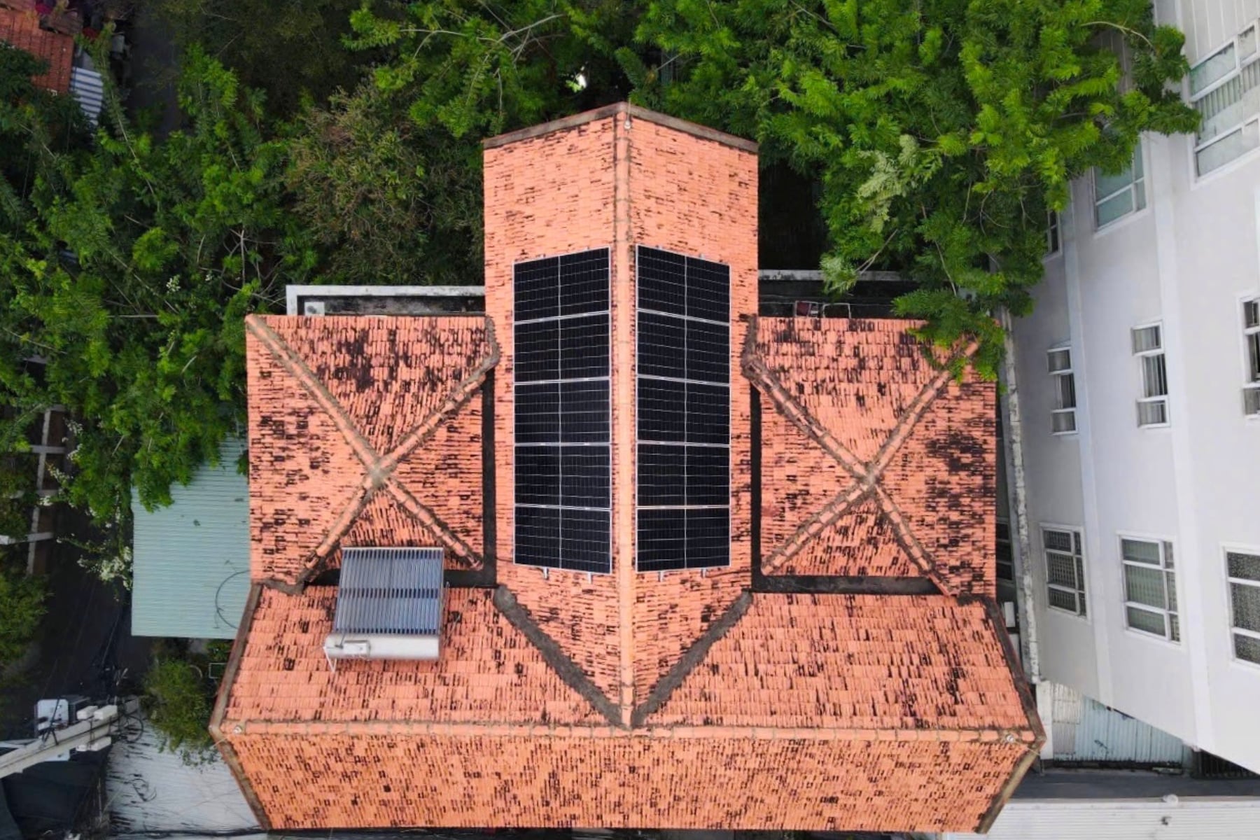 Điện mặt trời áp mái Giấy Coffee