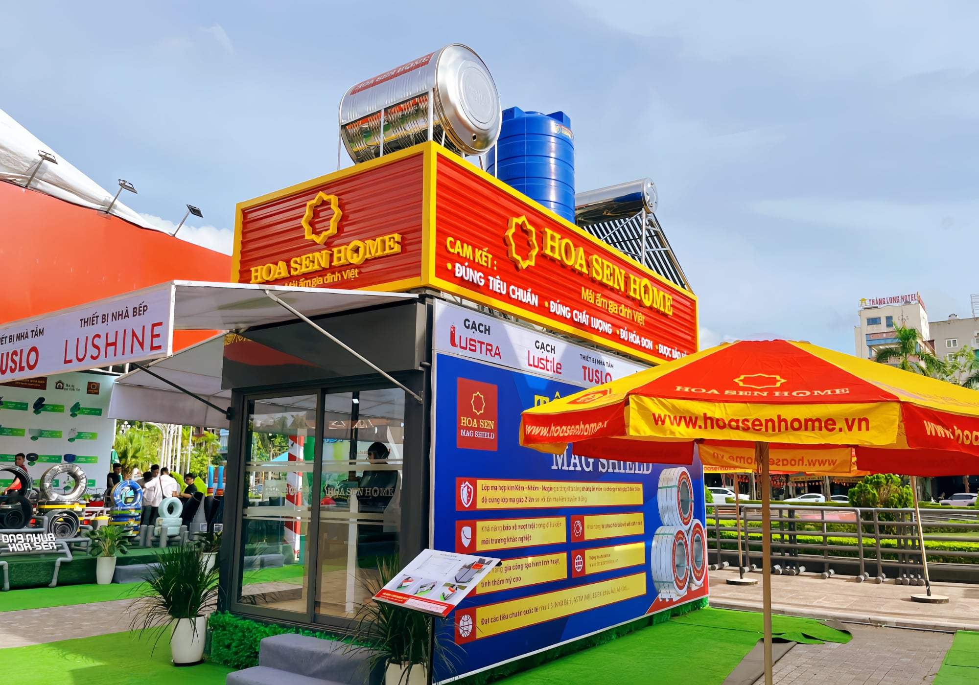 Container điện mặt trời Hoa Sen Group Thanh Hoá