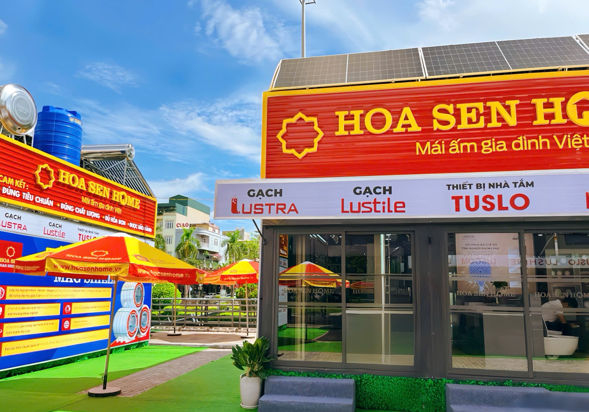 Container điện mặt trời Hoa Sen Group Hà Nội